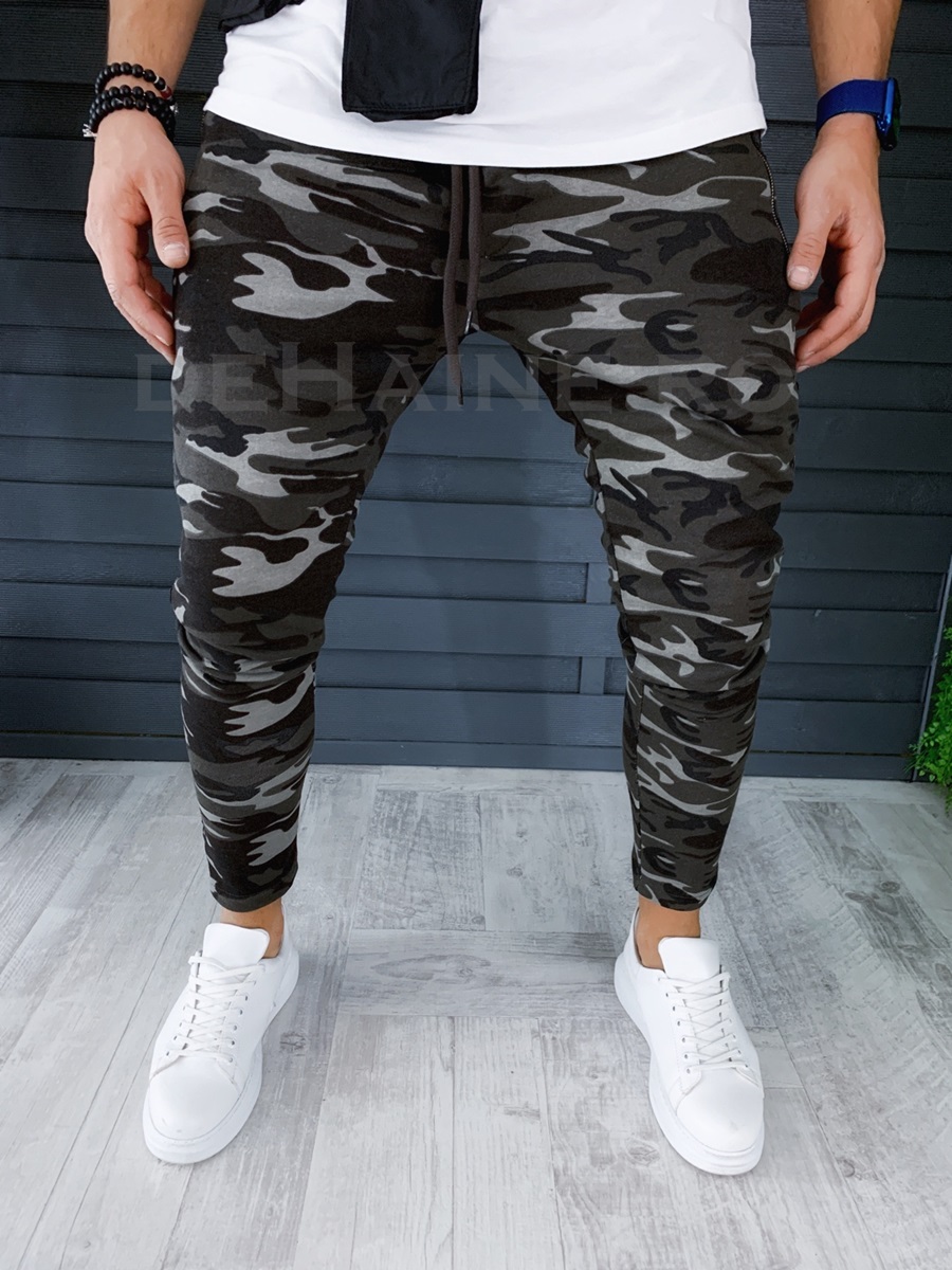 Pantaloni de trening conici army A18228 7-1